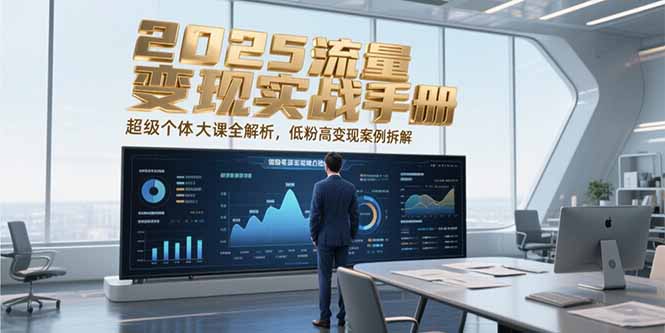 （15188期）2025流量变现实战手册，超级个体大课全解析，低粉高变现案例拆解