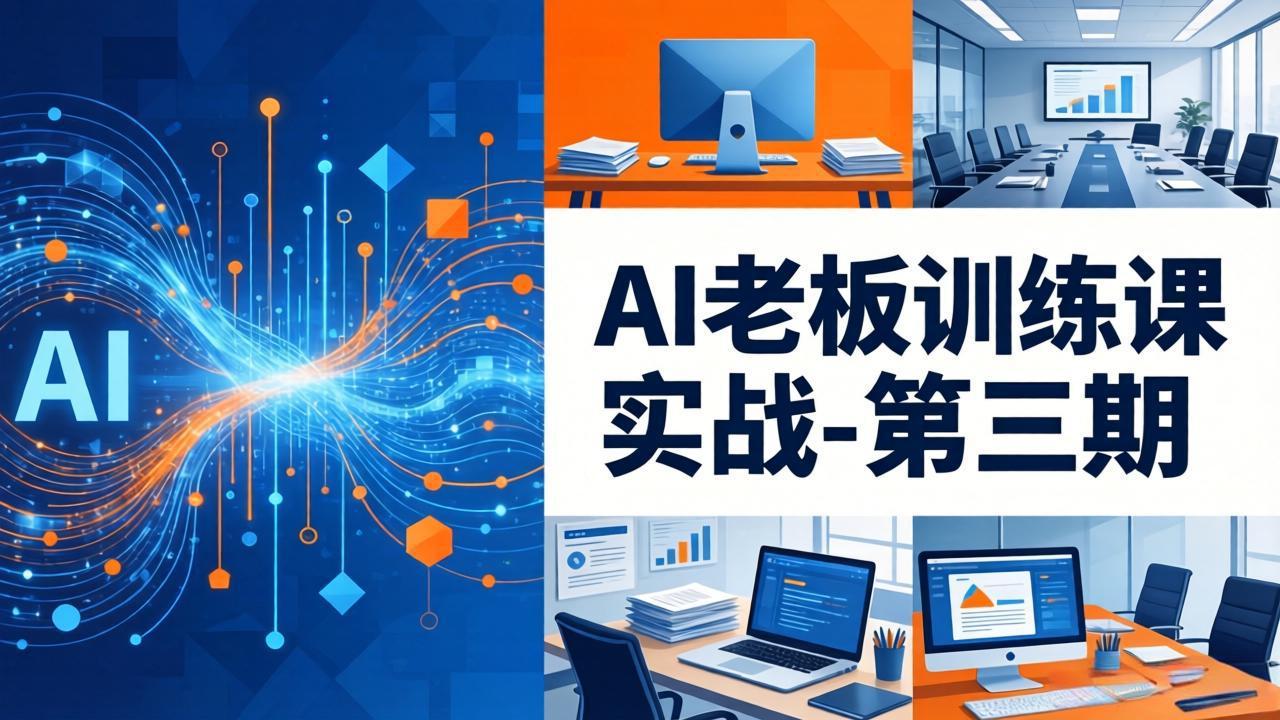 (18025期) AI老板训练课实战-第三期:AI+内容应用落地教学,从0到1打通AI变现完整路径