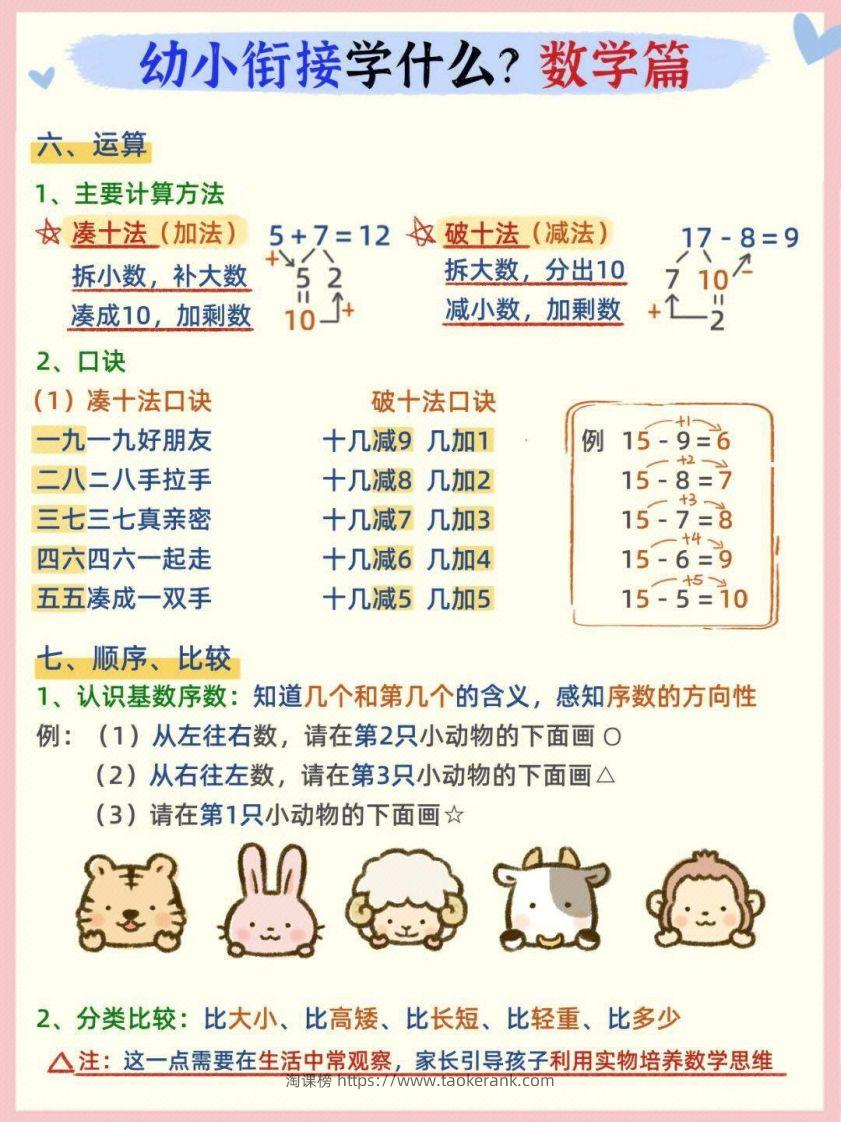 图片[2]-幼小衔接数学篇-淘课榜